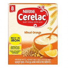 Nestle Cerelac Wheat Orange 300g (8 -12 Months)