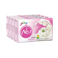 Godrej No.1 Jasmine Milk Cream (100g x 4)+100g Free