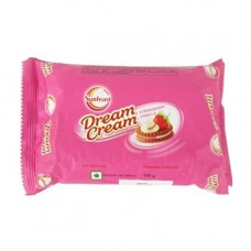 Sunfeast Bounce Dream Crème Strawberry Vannila Cream 120g